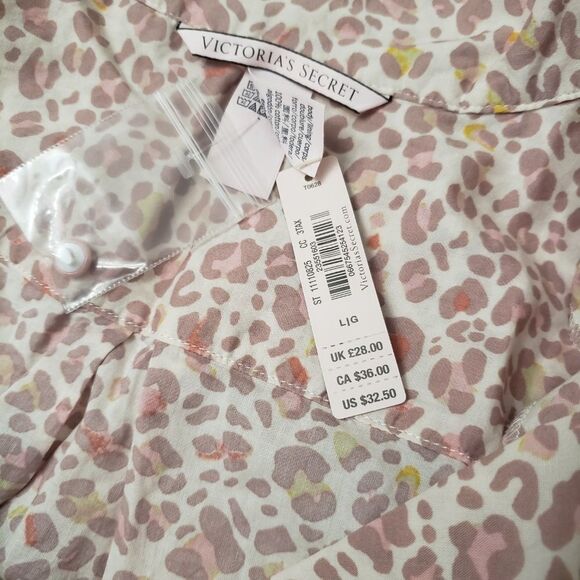 Victoria's Secret Lightweight Sleep Pajama Top NWT - Picture 4 of 4